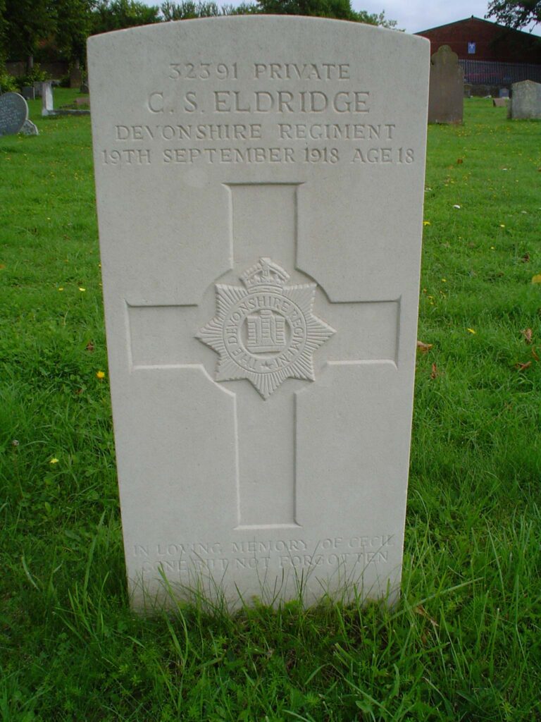 A Commonwealth War Graves Commission headstone